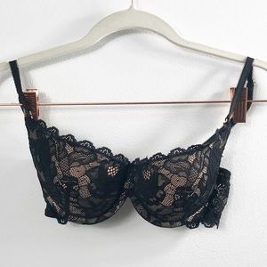 Victoria’s Secret Black lace push up bra